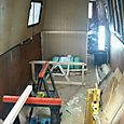 Water tank and bed frame