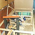 Bed frame finished