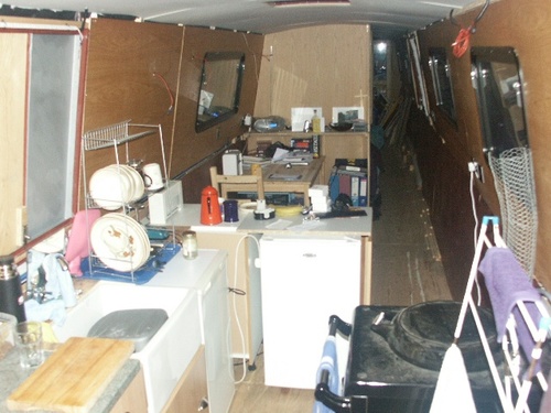 Kitchen and dining area
