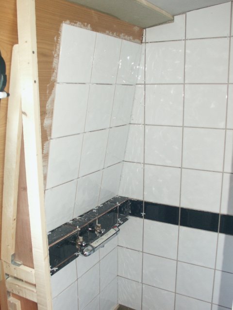 Shower tiling