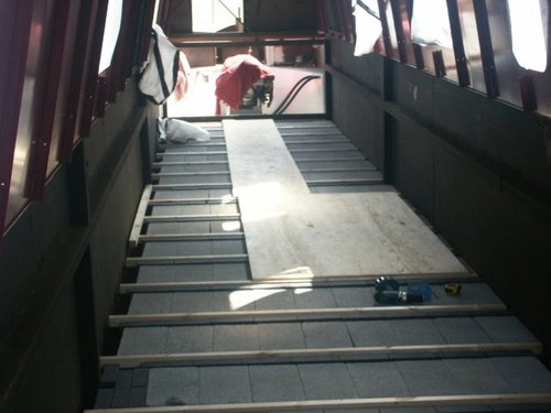 First bits of the floor
